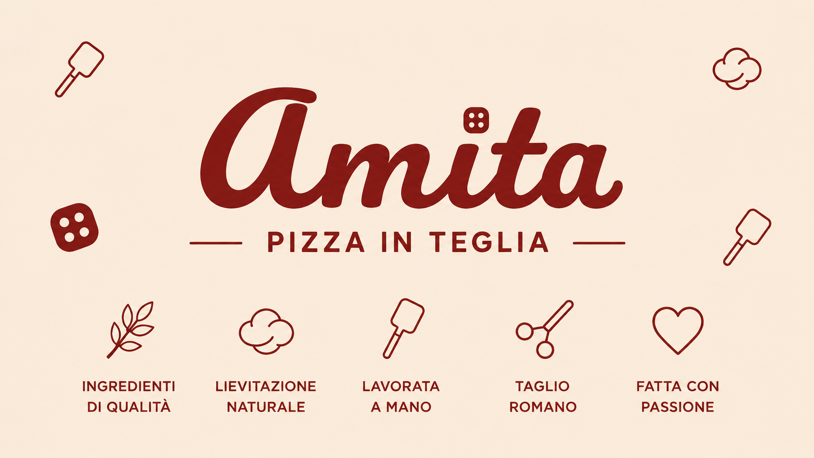 Logo AMITA Pizza in Teglia Romana