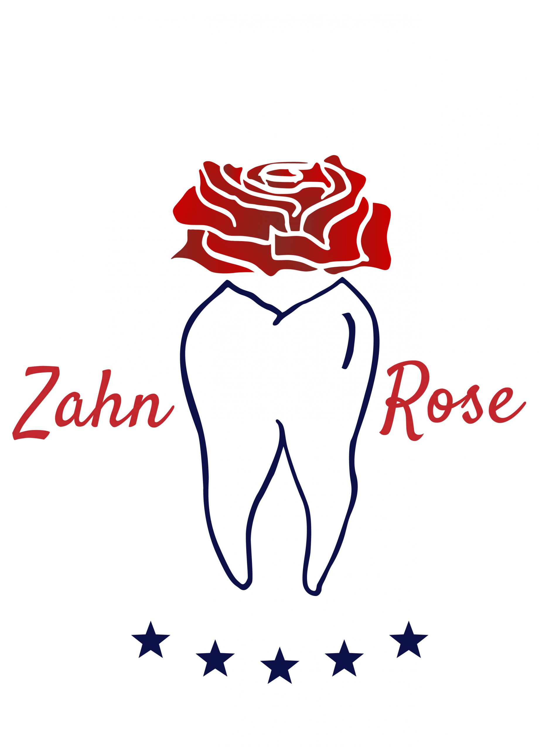 Logo ZahnRose Zahnärztin Jennifer Rose