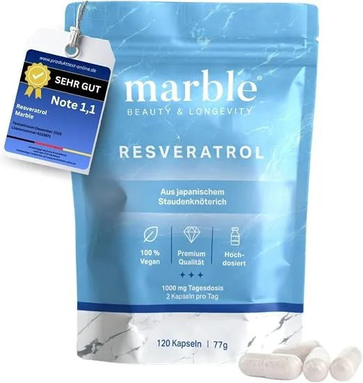 marble® Trans-Resveratrol 1000 mg – Produktbild 1