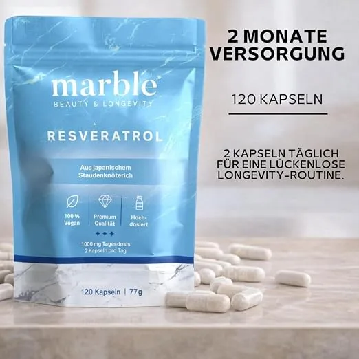 marble® Trans-Resveratrol 1000 mg – Produktbild 2